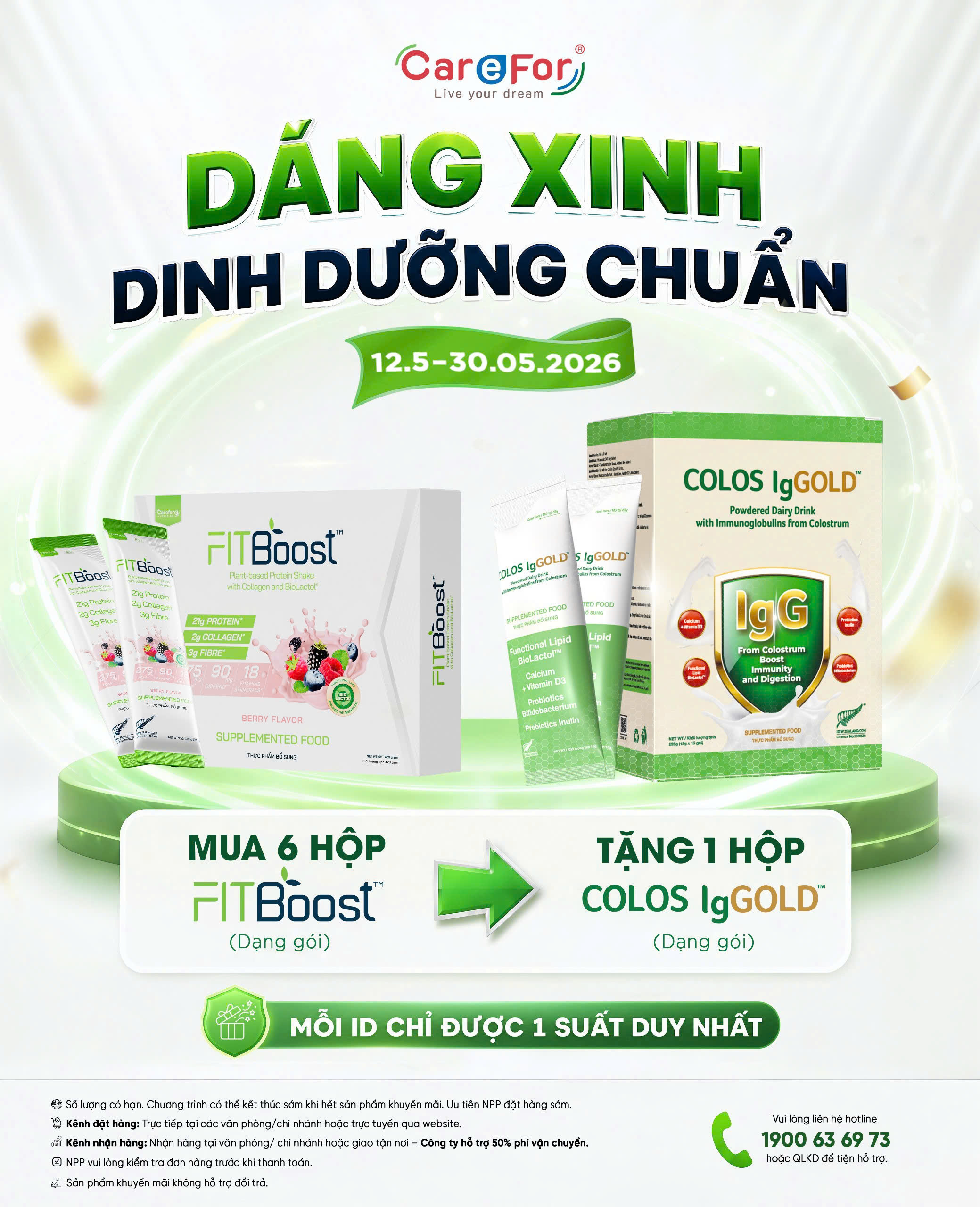 ƯU ĐÃI THÁNG 5: "DÁNG XINH – DINH DƯỠNG CHUẨN"